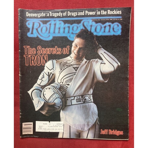 Rolling Stone Magazine #376 • Jeff Bridges • Aug 1982 • Tron • Eddie Money • - Picture 1 of 6